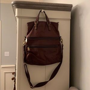 Fossil Explorer Crossbody bag in Espresso